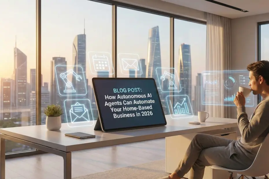 How Autonomous AI Agents Can Automate Your Home-Based Business in 2026 1 autonomous agents